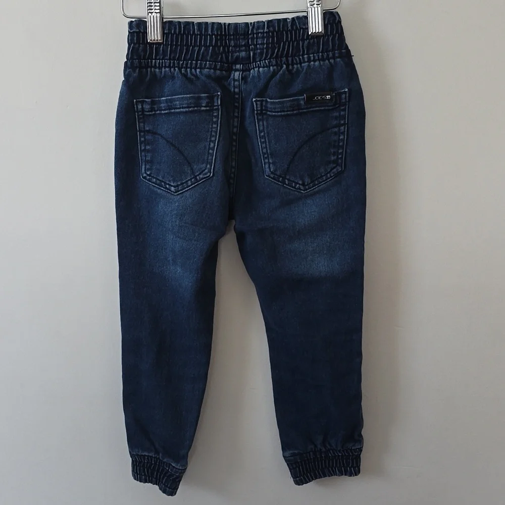 Joe's Boys Blue Denim Joggers Size 4